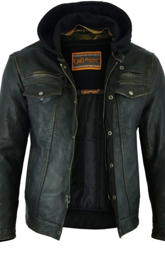 Leather Concealed Weapon Jacket